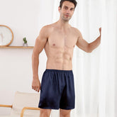22 Momme Silk Boxers Underwear For Men 100% Pure Silk Short Pants Silk Sleepwear - avasilk