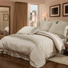 22 Momme Seamless Pure Mulberry Silk Duvet Cover - avasilk