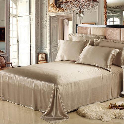 25 Momme Seamless Pure Mulberry Silk Flat Sheet - avasilk