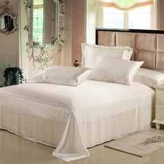25 Momme Seamless Pure Mulberry Silk Flat Sheet - avasilk