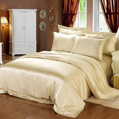 22 Momme Seamless Pure Mulberry Silk Duvet Cover - avasilk