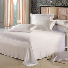 22 Momme SeamlessPure Mulberry Silk Flat Sheet - avasilk