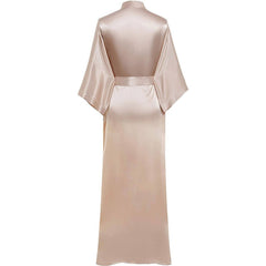 100% Mulberry Silk Kimono Robe Luxury Silk Robe
