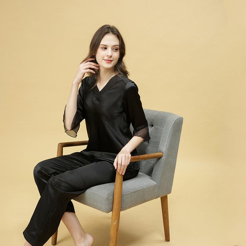 Momme store silk pajamas