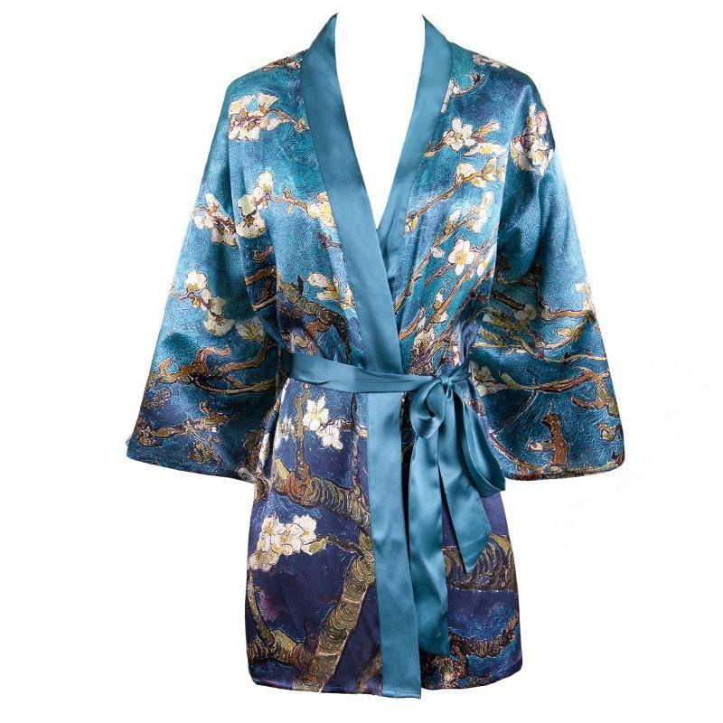 Short sales kimono robe