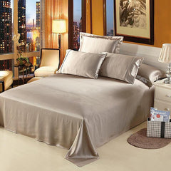 19 Momme Seamless Pure Mulberry Silk Flat Sheet - avasilk